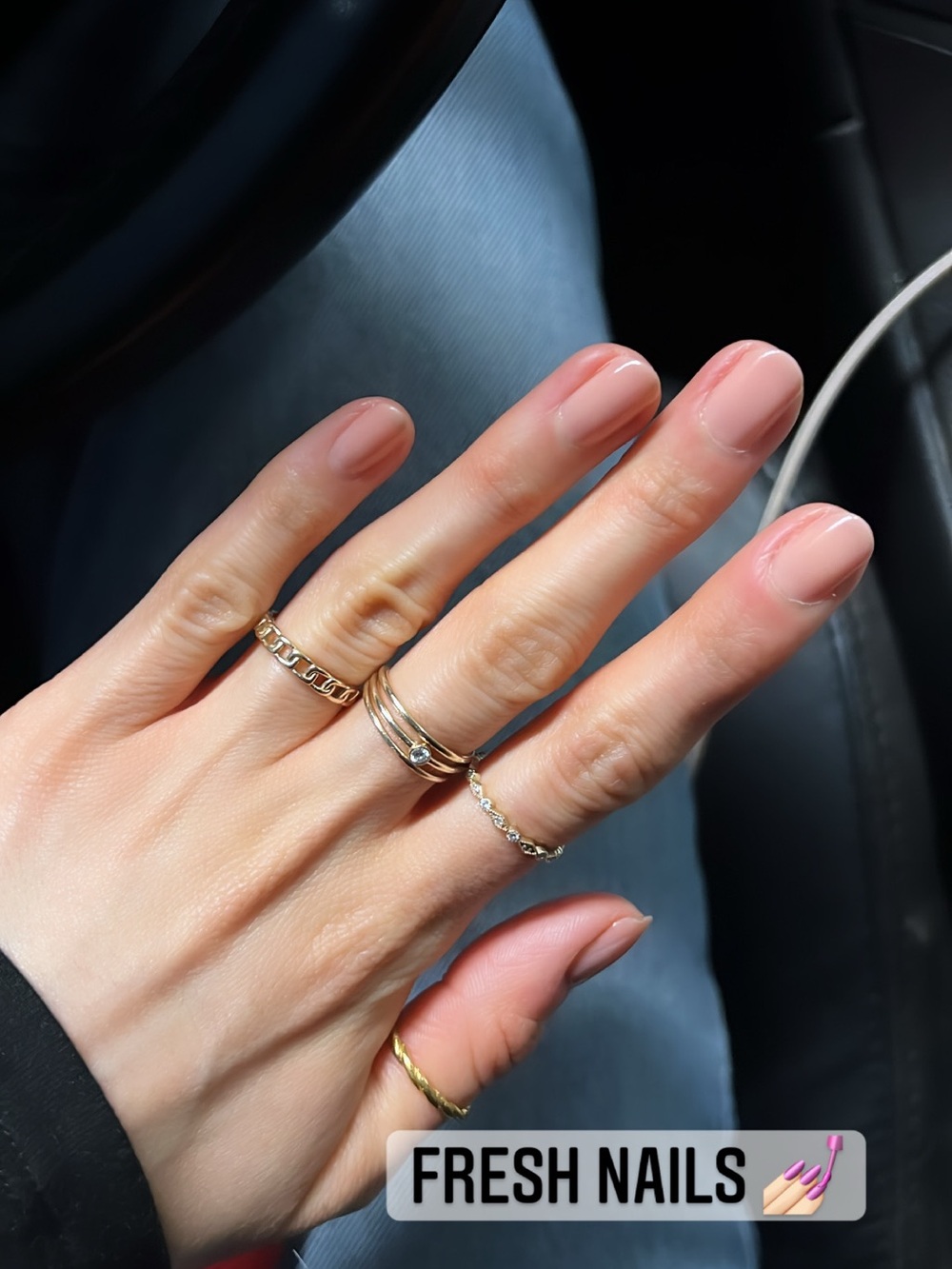 14k Bezel Set Diamond Ring - Picture 7 of 7